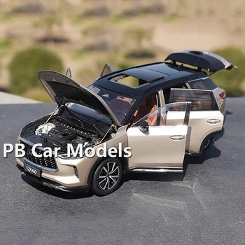 1:18 modela vozila domaća izvorna QX60 2022 nova kolekcija modela automobila od legure