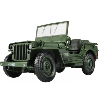 1:18 Taktička Vojna Model Vremena Drugog svjetskog rata Willis GP DŽIPOVE Vojna Vozila Model Vozila Od Legure Za Dječje Igračke Pokloni