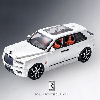 1:20 Rolls Royce Cullinan Suv Rafting Model Automobila Igračka za Injekcijsko prešanje Metala Zvuk i Svjetlo Automobila Igračke Za Djecu Automobila