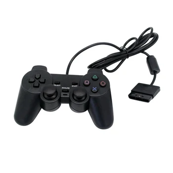 1,8 M Dual Šok Daljinski Upravljač joystick Gamepad navigacijsku tipku za konzole PlayStation 2 PS2