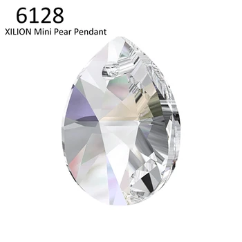 (1 komad) Crystal iz Austrije 6128 XILION Mini Kruška privjesak gorski kristal za izradu nakita svojim rukama