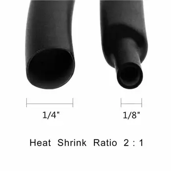 127 kom. crna stisni cijev kabelske izolacije čahura vodootporan e-komplet s полиолефиновой ljuske stisni cijev