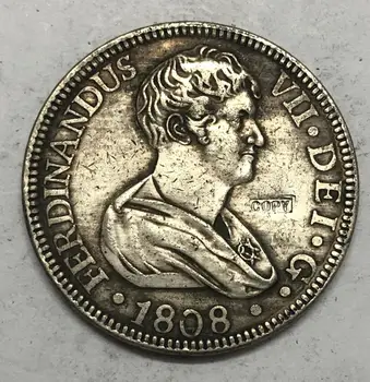 1808 Španjolska 8 reale-8 reale - Kopija srebrne kovanice Fernando VII