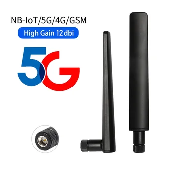 1pc 3G 4G 5G Antena sa Visokim pojačanjem 12dBi 600-6000 Mhz SMA Priključak za Kartice za Bežičnu Mrežu Wifi Ruter Visoka Osjetljivost Signala