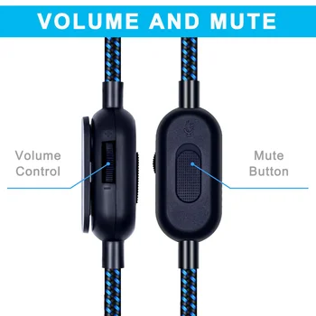 2,0 M Pletena Prijenosni Kabel Produžni kabel Žica za Logitech G433 G233 G Pro X Gaming Slušalice S Kopčom za Prilagođavanje Glasnoće Zvuka