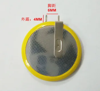 2 KOM./LOT CR3032 lemljenje SMD pin pin baterije korak pina 6 mm vanjski 4 mm lem kontakt baterija CR3032