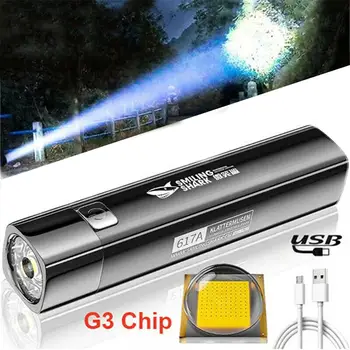 2 U 1 Ultra Bright G3 led Tactical Flashlight Baklja i Power Bank Punjiva Vanjski Prijenosni Rasvjeta Svjetiljka