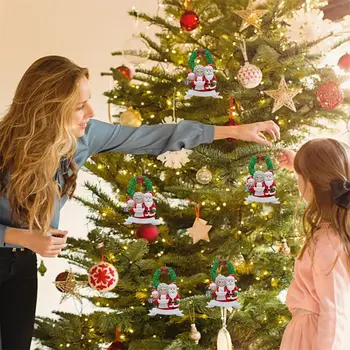 2022 DIY Naziv Obitelj Božićno Drvce Ukras Personalizirane Obiteljski Privjesak Božićno Drvce Viseće Dekoracije