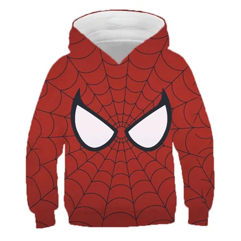 2022 Dječaka Marvel-Spider-Man-Majica s Kapuljačom Dječji Film u 3D Grafike Crtani film Majica za Djevojčice, Dječje Modne Dječje Majice Majica Dječja Majica