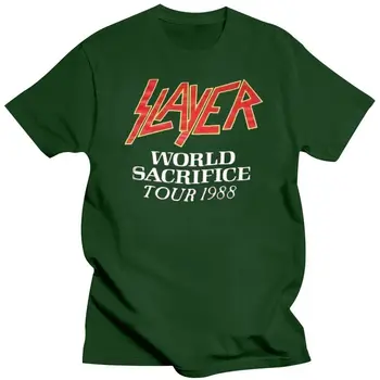 2022 Nova majica 1988 Slayer Root Of All Evil World Sacrifice Tour Veličine SAD