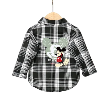 2022 Nove Majice s Mickey za Male Dječake, Pokrivač Košulja S Dugim Rukavima Za Djecu, Proljeće-Jesen Dječje Odjeće, Svakodnevne Pamučne Majice, Majice