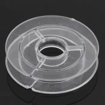 20ШТ Prozirne Plastične Prazne Šivanje Namotaja Zavojnice Za Vezenje Izvlačenja Žice Žice Žice za Šivanje Alate 50 mm