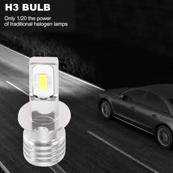 2X H3 Super Svijetle LED prednja Svjetla Za maglu duga Svjetla Komplet Žarulja 6000 Do Bijela 100 W