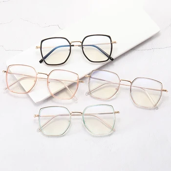 3 vrste boja Računalne Plave Bloker Svjetleće Naočale Muške Naočale U Okvirima Prozirne Opticos Para Mujer Boxy Vintage Naočale Ženske