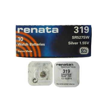 5 kom./lot Renata DUGO 319 SR527SW SR527 V319 Sat Baterija Gumb Coin Cell Baterija