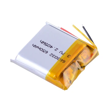 663032 650 mah Li-ion Polymer Baterija Zamjenjiva Element Za Igračke GPS, MP3, MP4, PDA, Smart Satovi 3,7 U Litij-polimer Litij Baterije