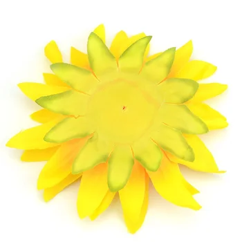 6pcs 14 cm Velika Glava Suncokreta Umjetne Svile Cvijeće za DIY Vijenac za Scrapbooking Zanat Kućni Svadbena Dekoracija Lažni Cvijeće