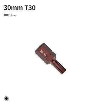 7 kom. T20-55 30 mm Dužina Magnetska Odvijač Torx Malo S2 Čelik 10 mm Imbus Koljenica za Udarni Odvijač T20/T25/T30/T40/T45/T50/T55