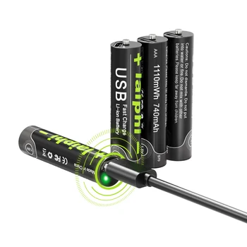 740 mah 1,5 v AAA 1110mwh USB baterija baterija baterija baterija baterija Li-ion baterija za bežični miš sa daljinskim upravljačem