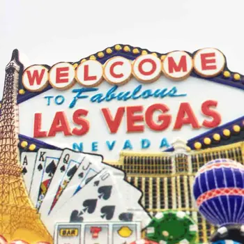 Američka Casino Las Vegas Turistički Suvenir Magnetna Naljepnica Magnet Za Hladnjak