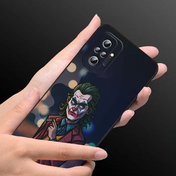 Anime Luksuzni Joker Art Torbica Za Telefon Xiaomi Redmi Note 11E 11S 11 11T 10 10S 9 9T 9S 8 8T Pro Plus 5G Crna Torbica Funda