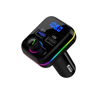 Auto Mp3 player, Bluetooth-kompatibilni V5.0 Speakerphone USB Disk Fm odašiljač Brzi Punjač