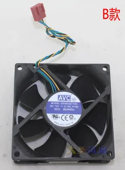 AVC DS08025R12U DS08025T12U DC12V 0.70 A 80*80*25 mm 8 cm 4 žice kontrolu temperature ventilator za hlađenje