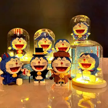 Balody Doraemon Diljem Svijeta Mikro Gradivni Blokovi Putuju Pirat Čarobni Doraemon Mini Keramička Figurica Igračke Za Djecu Pokloni