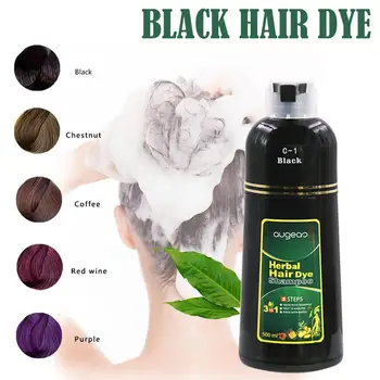 Biljni 500 ml Prirodni Biljni Uređaj Za Bojenje kose Šampon Za Brzo Bojenje i oporavak Kose Šampon Za zaštitu Boje Kose Uklanjanje Boje F0R6