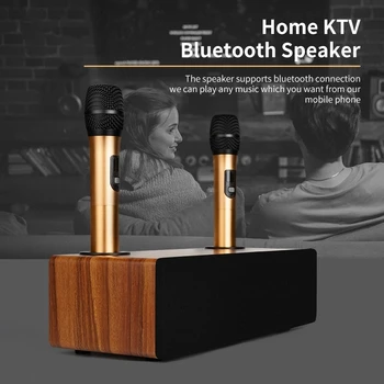 Bluetooth 5,0 Home Zvučnika za Kućno Kino TV Sustav Pjevanje Za Mobilni Telefon/KTV/Bežični Mikrofon za Karaoke Bluetooth Zvučnik Kit