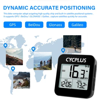 CYCLPLUS Biciklistička Računalo GPS Brzinomjer je Bežična Oprema Za Bicikle Vodootporan Biciklizam Ciclocomputador Pređeni