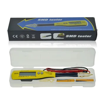 Digitalni SMD Tester Mjerač kapaciteta Mjerač Otpora Diode/Test Baterije sa Kutijom za Nošenje Power Battery Teste, rHoldPeak HP-990C