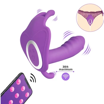 Dildo Vibrator Seks-Igračka za Žene Orgazam Masturbator Točka G Stimulacija Klitorisa PROGRAM Daljinski Upravljač Gaćice Vibratori i Seks-Igračke Za Odrasle