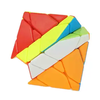 FanXin 4x4x4 Piramida Trokutasti 4 sloja 3x3 2*2 duo piramida osovina Čarobna Kocka Zagonetka dječje igračke