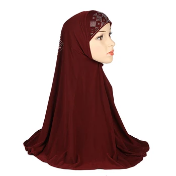 H108 prodaja na Veliko Za Odrasle, srednje veličine 70*70 cm, hidžab za molitvu, muslimanski hidžab, marama, islamska marama, šešir, vojska povez za glavu