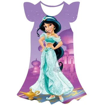Haljina princeza Jasmine, haljina princeze s likom Aladdin ' s lampa, Odijelo Čarobne Lampe za djevojčice, rođendan, Halloween, Фантазийное haljina od 1 do 10 godina