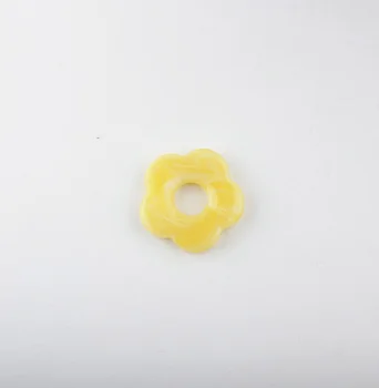 Han jedan krug obojene super slatka cvijet izravan rupu perle smole perle DIY materijal pribor i nakit