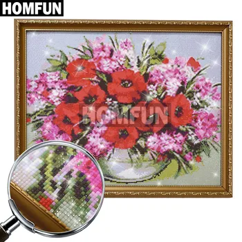 HOMFUN Pun Trg/Kružna Bušilica 5D DIY Diamond slika 