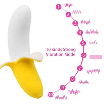 IKOKY Slatka Dildo Vibrator Za Žene Seks-Igračke Za Odrasle Masturbator Vibrator Za Klitoris Vagine Erotske Igračke u obliku banana