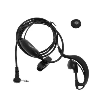 Isječak-Uho Slušalica 1 Pin 2,5 mm Magnetski G-Obliku Slušalice Mikrofon Obostrano prijenosni radio Voki Toki za Motorola Talkabout MD200TPR
