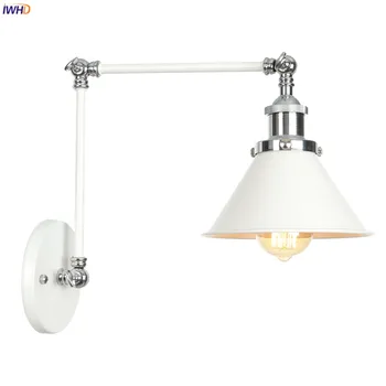 IWHD Potkrovlje Industrijski podesivi zakretni polugu Zidne lampe Vintage lampa Edison wandlamp lamparas de pared