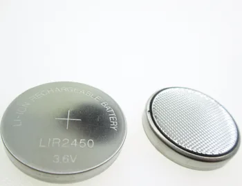 Izdvojena PONUDA LIR2450 3,6 120 mah gumb punjive litij baterije baterija 2450 punjenje Litij-ionska baterija 10 kom./lot