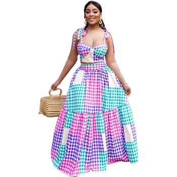 Komplet od 2 predmeta, Haljine U Afričkom stilu Za Žene, 2022, Afrička Odjeće, Elegantan Maxi-haljinu u Ankari, Moderan Afrički Haljina Za Dame