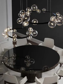 Kreativni Viseći Svijećnjak Home Dekor Moderan Ovjes LED Minimalizam Viseći Svijećnjak Podesiv Po Visini Soba Dekor Restoran Kafić