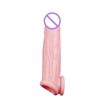 Kristalna Penis Rukava Kondom Muški Kurac Penis Produživač Odgađanje Ejakulacije Višekratnu Upotrebu Realan Dildo Rukava Seks Igračaka Za Muškarce Odrasle