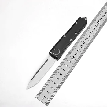 Kvalitetan Višenamjenski Nož UTX85 Taktički Džep EDC Custom Survival Tool D2 Blade Klasična Crna Aluminijska Ručka SUZAKA
