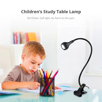 Led sa Hvataljkom Držač Prijenosni USB Snaga Fleksibilna Knjiga Lampe za Noćni Лампада Domaćih Rasvjeta Svjetiljka za Čitanje Knjiga Luz