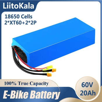 LiitoKala 60 ebike baterija 20Ah 30Ah 40Ah 50Ah litij-ionska baterija električni bicikl baterija 60 1800 W, električni skuter baterija