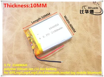 Litreni energetska baterija 3-7 U литийполимерная baterija 104050 2100 mah Tablet PC-mobilna navigacija snaga GIY