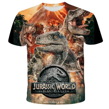 Majice s Dinosaura Брахиозавром, rođendanski Poklon za dječaka, Dječje majica za Djevojčice, Majica za Dječake, Ljeto 2022, kratkih Rukava s likovima iz crtića